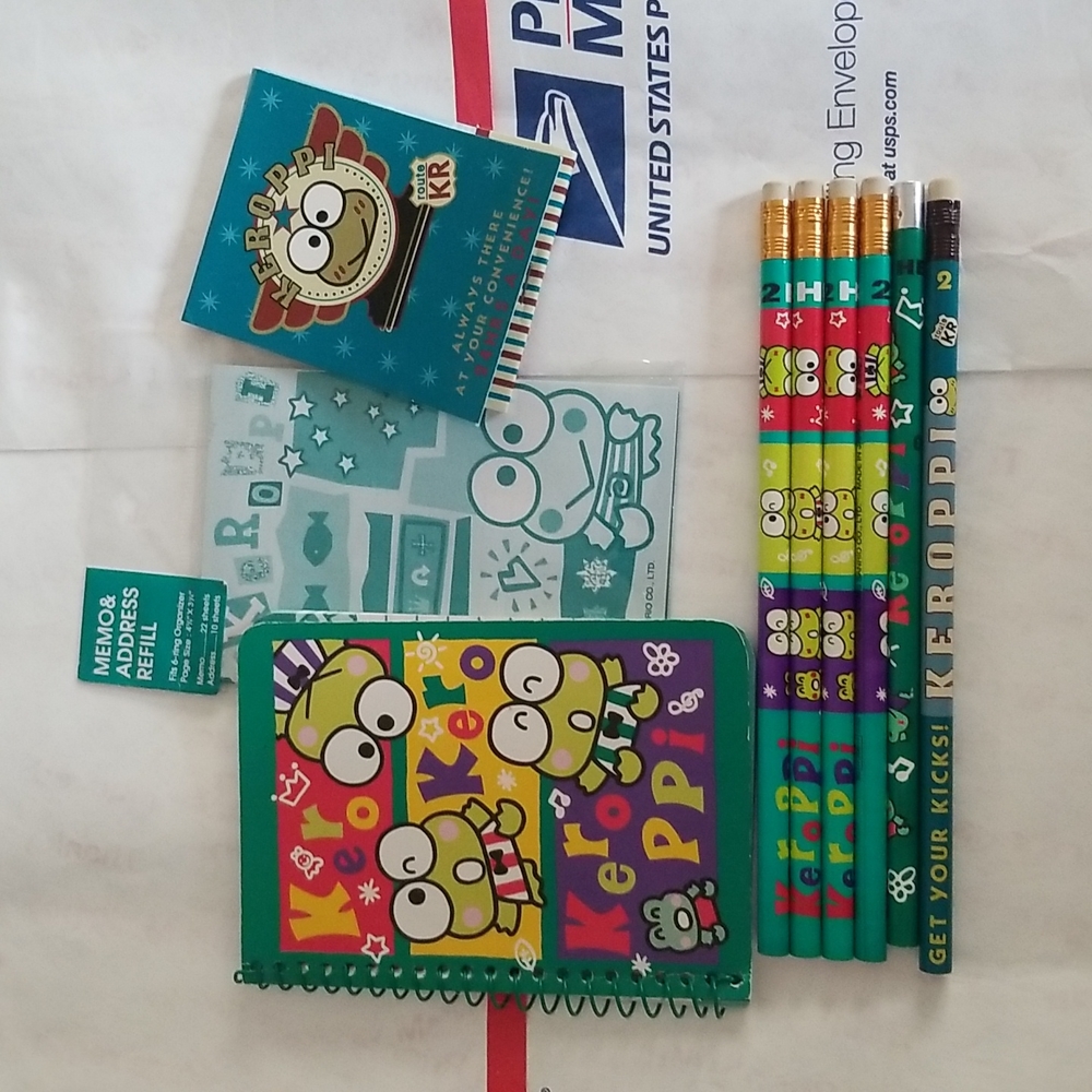Vintage Sanrio Keroppi Office Supplies